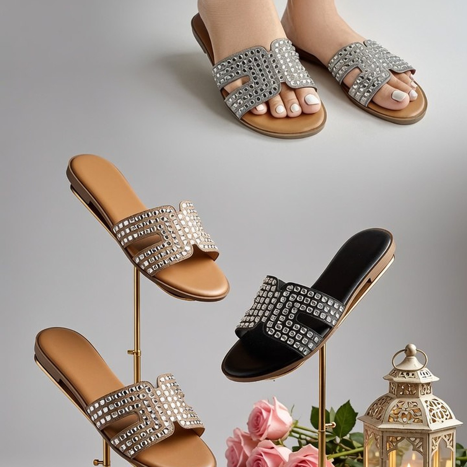 Ladies Fashion Slippers (ME) - Image 2