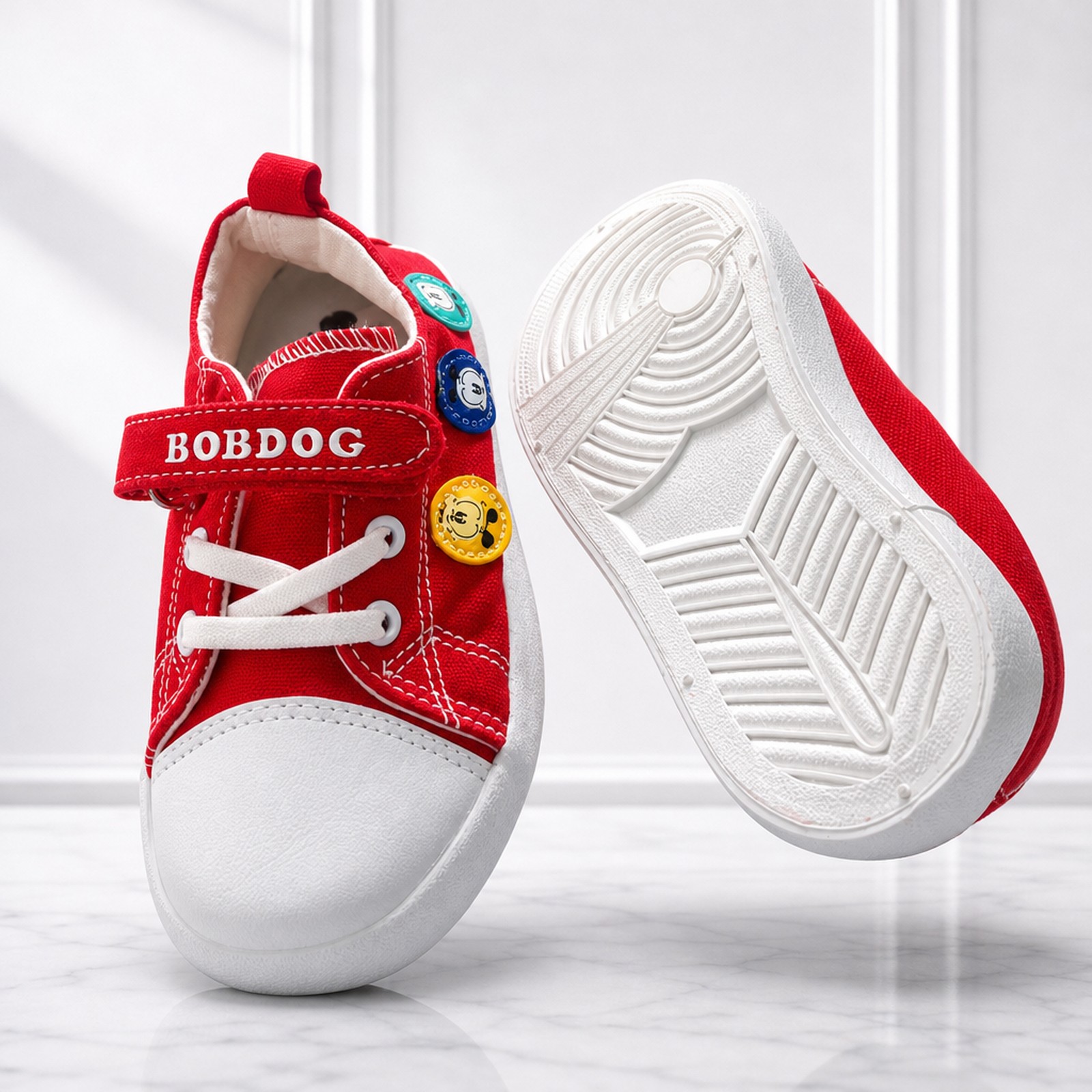 Size-23 Kids Dress Canvas Sneakers For Boys 1 to 2 years - Image 2
