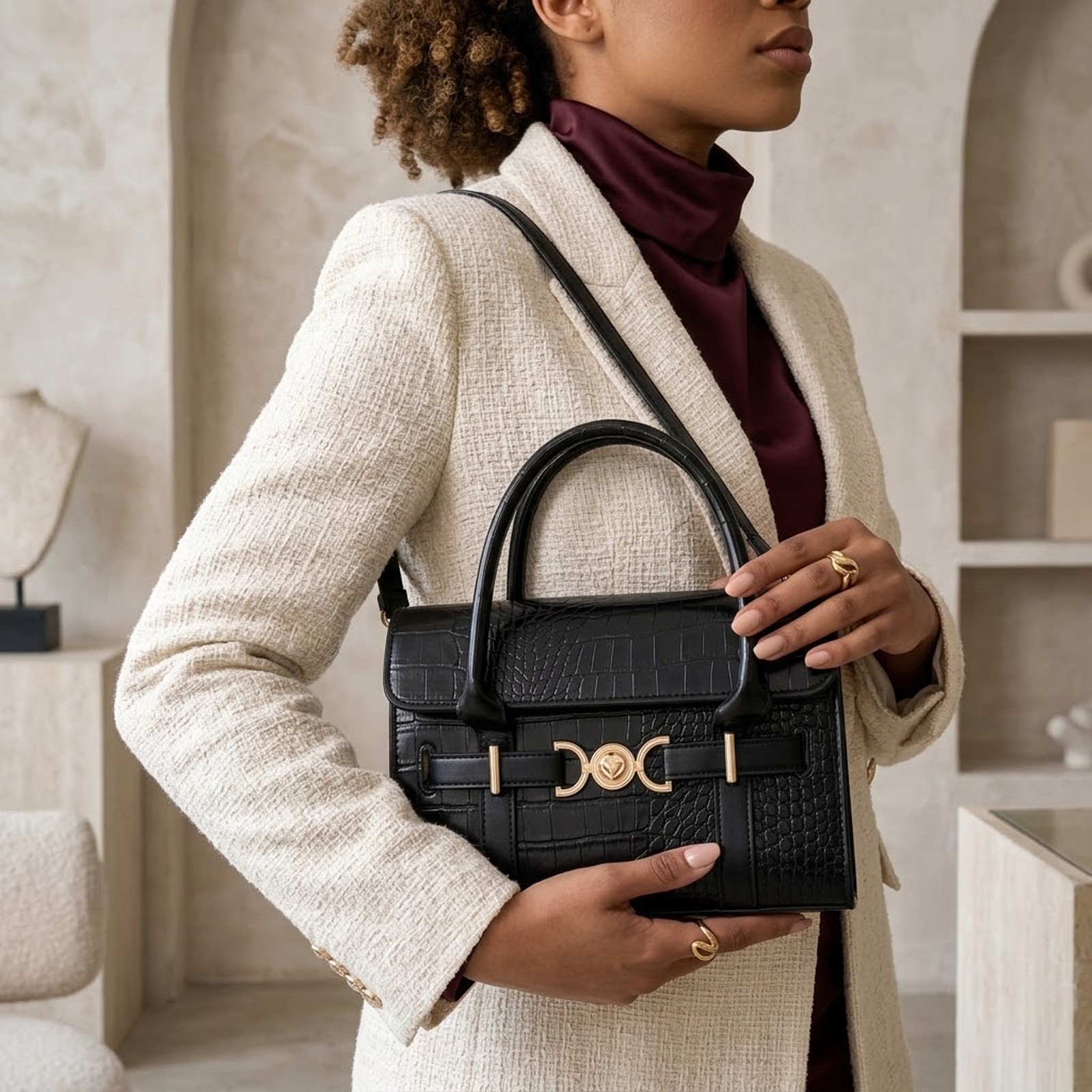 Trendy Ladies Crossbody Bag - Image 3