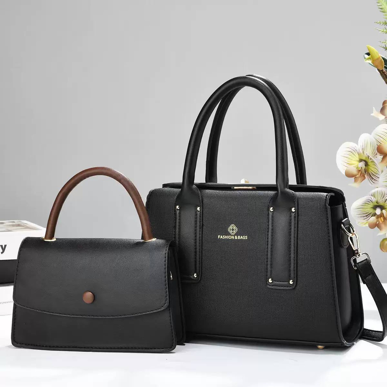 2in1 Women Fashion Handbag - Image 2