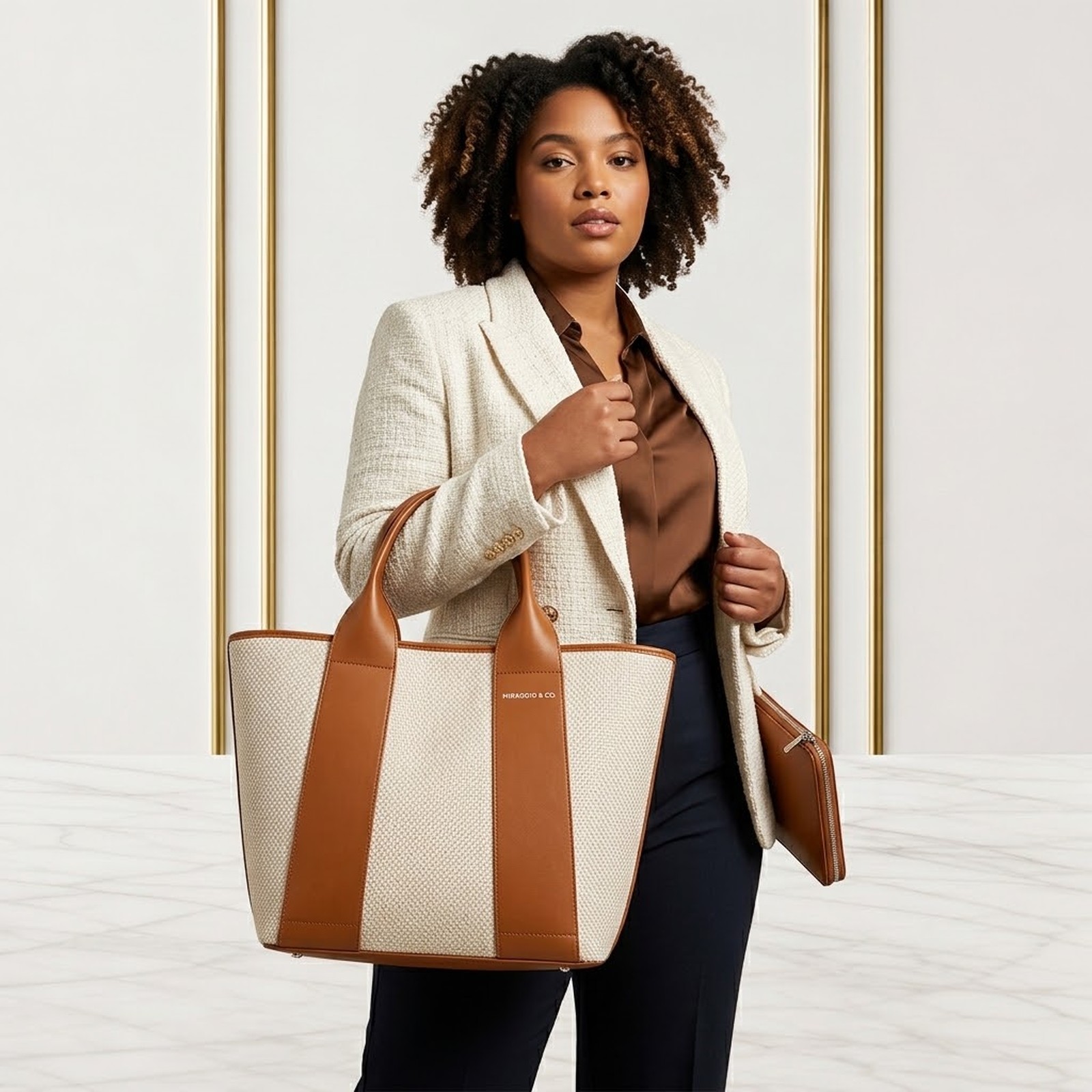 Stylish Women Shoulder Bag 2in1 - Image 4