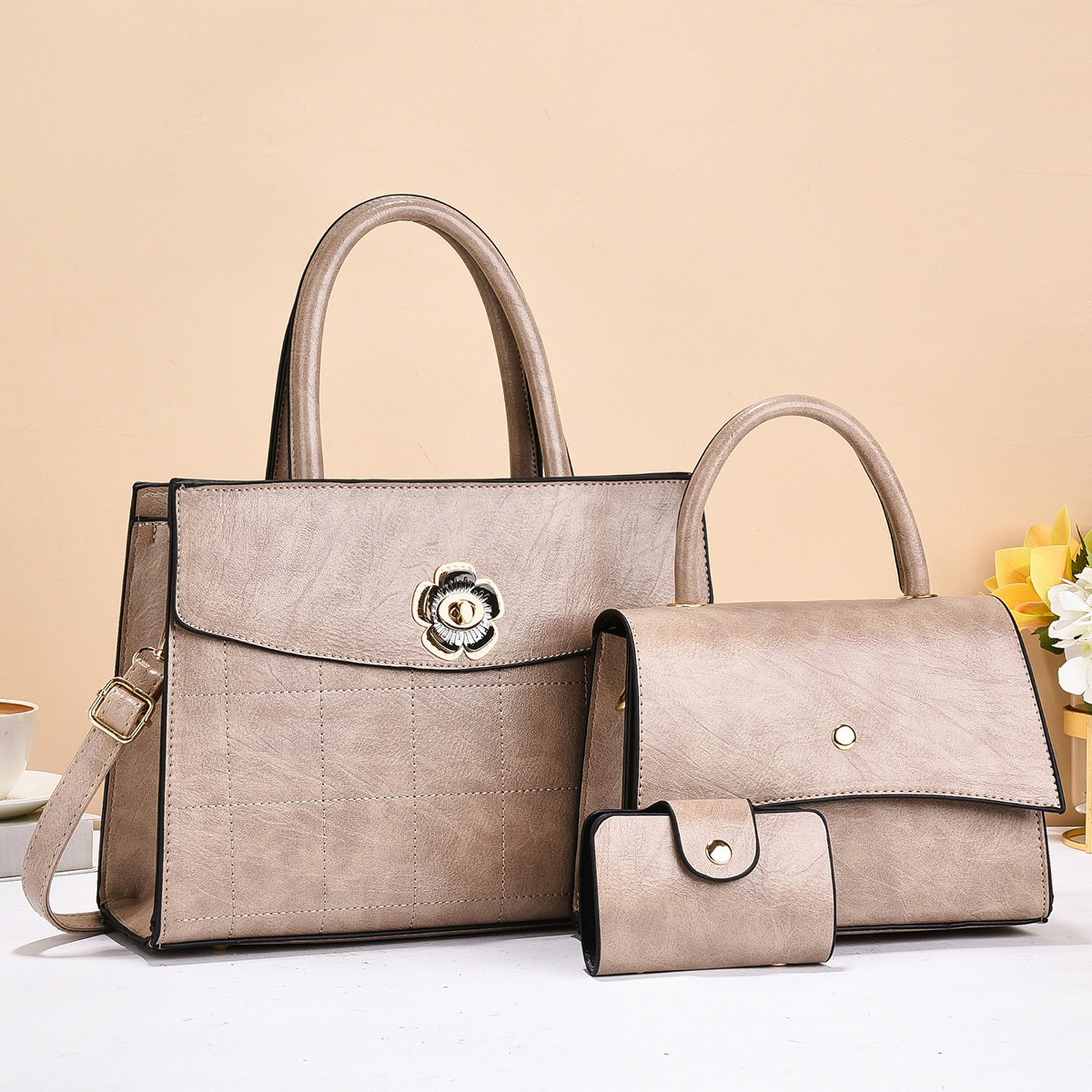 Trendy Ladies Fashion Bag 3in1 CTK - Image 2