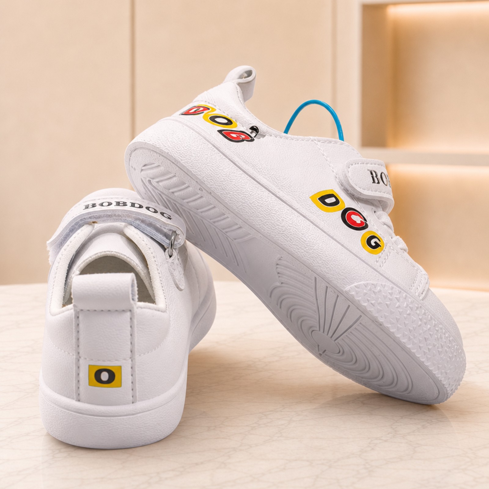 Size-19 Kids Dress Canvas Sneakers  6 to 15 months - Image 3