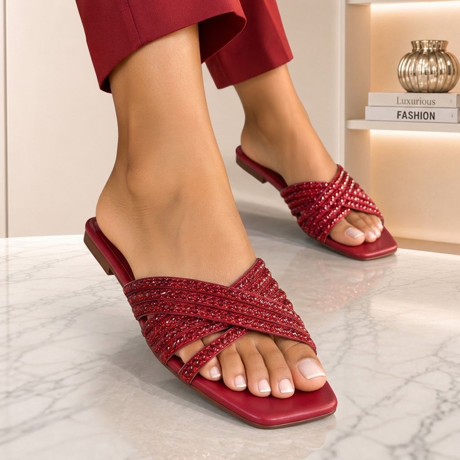 Lovely Looking Women Slippers (CTK) - Image 2