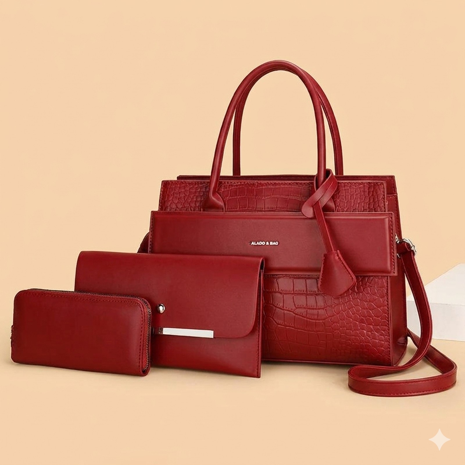 Fashionable Ladies Bag 3in1 CTK - Image 3