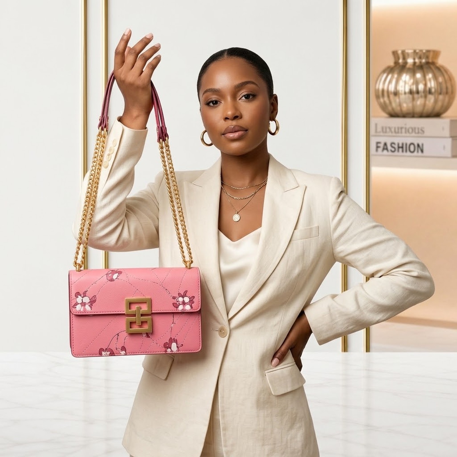 Fashion Ladies Beautiful Shoulder Bag (ME) - Image 3