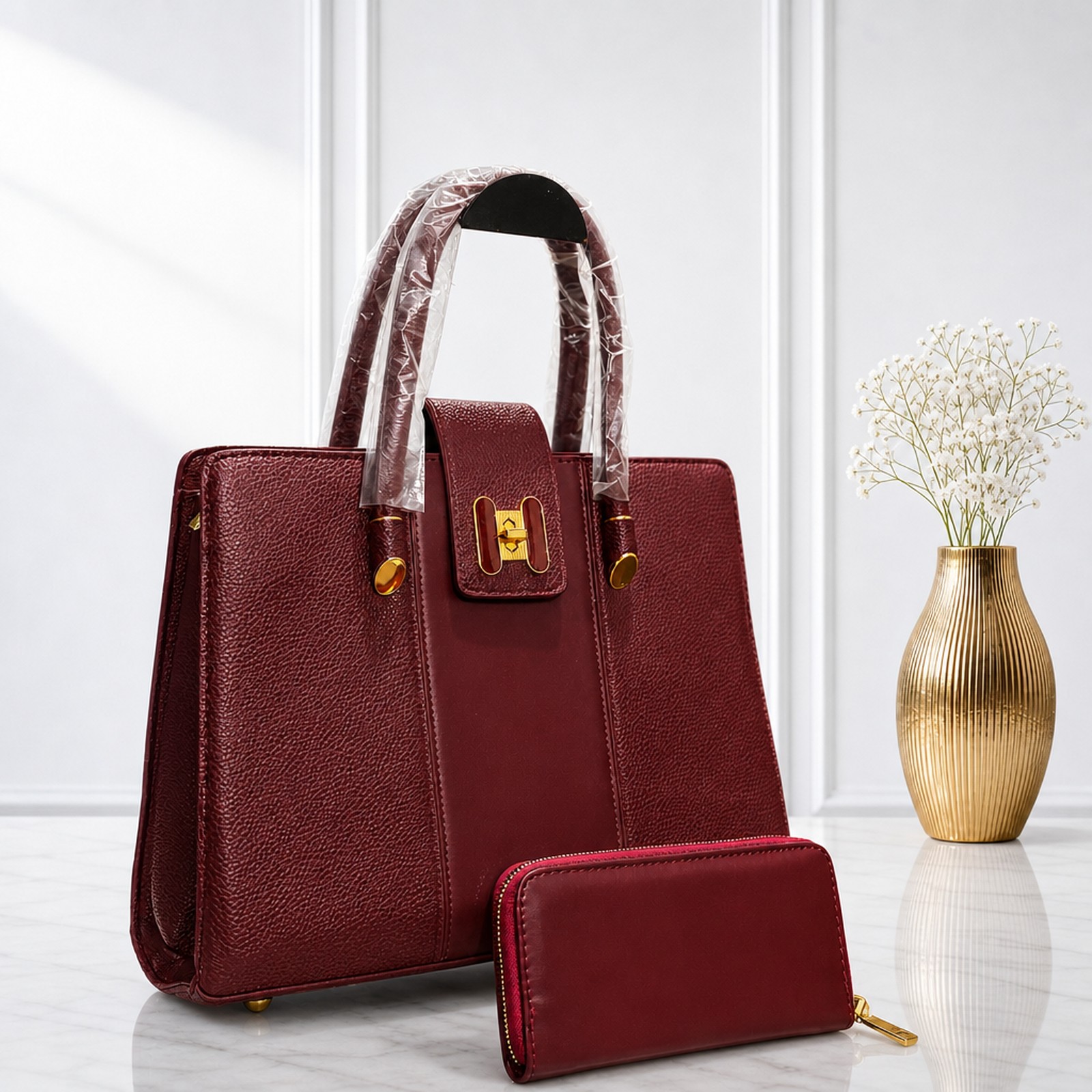 Fashionable Women Big Hermes Handbag CTK - Image 3