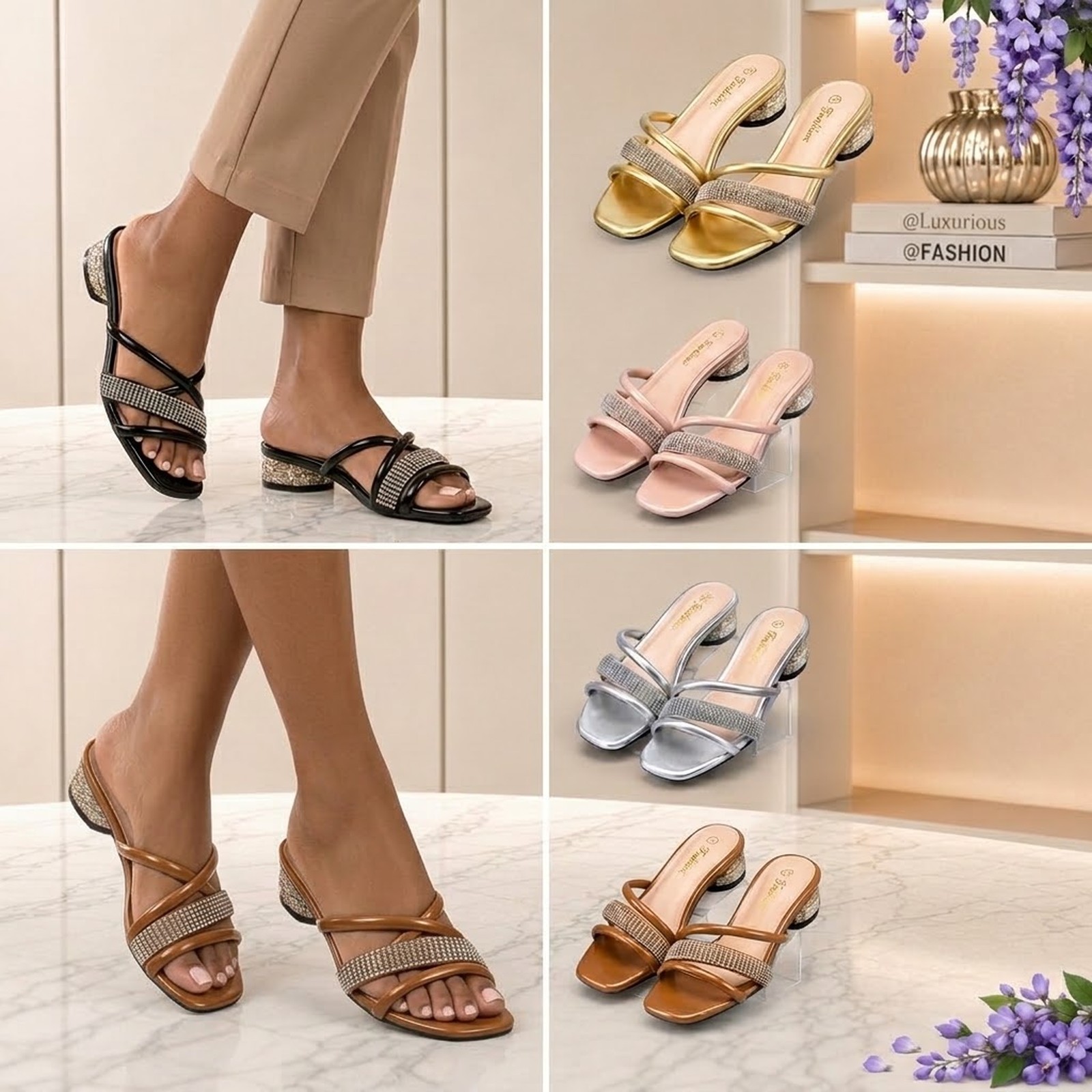 Fashion Ladies Trendy Slippers - Image 2