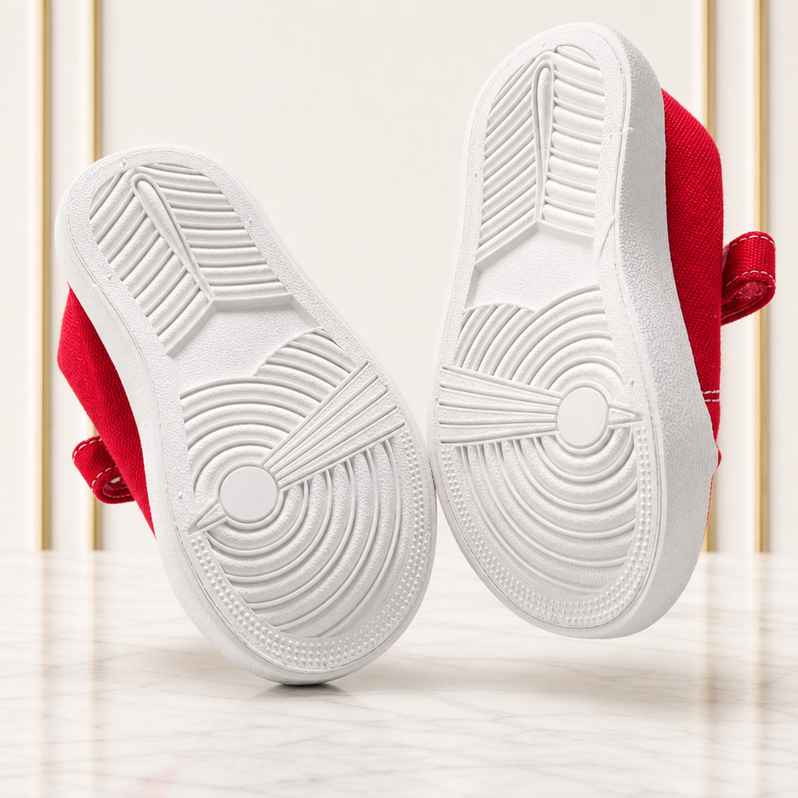 Size-19 Kids Dress Canvas Sneakers For Boys 6 to 15 months - Image 2