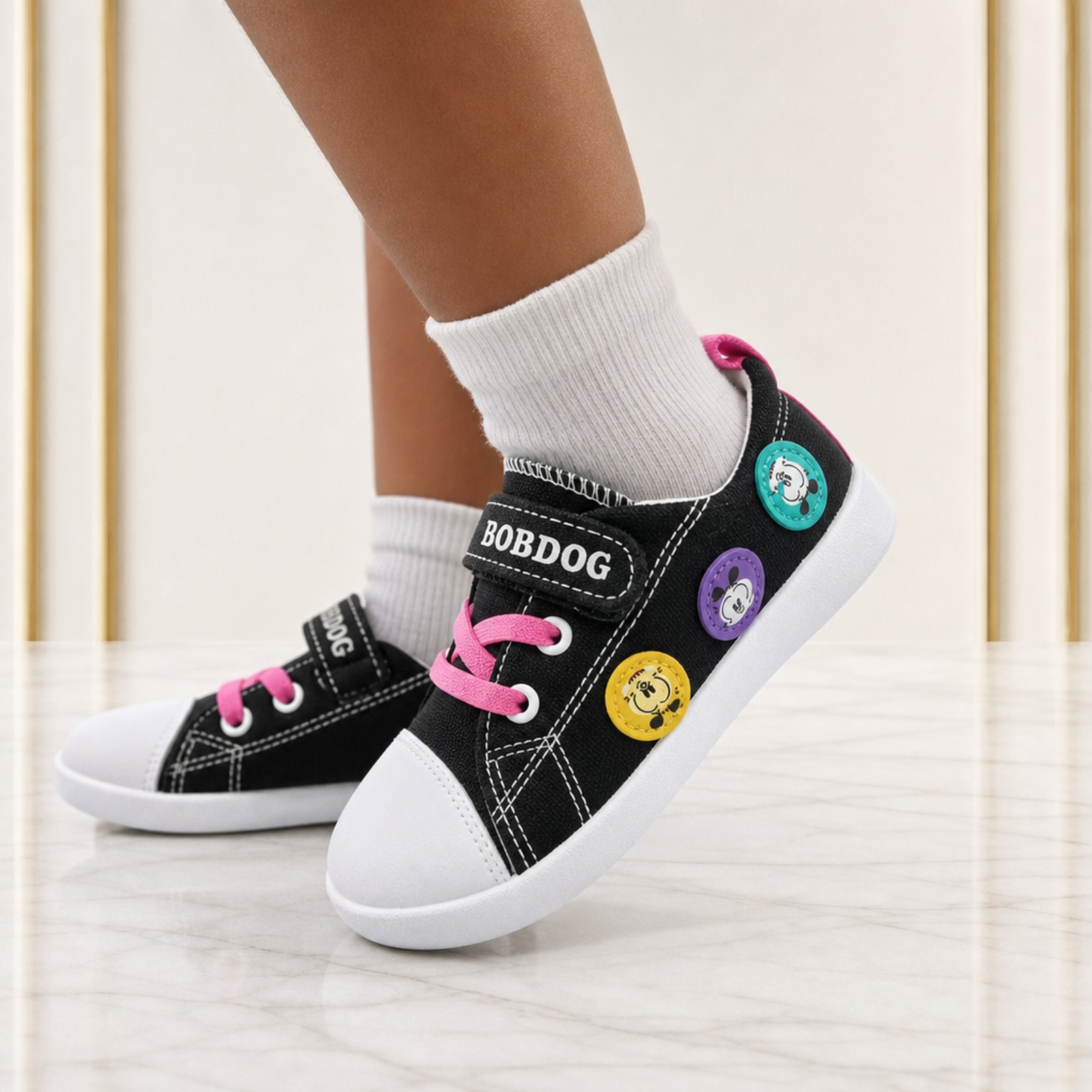 Size-22 Kids Dress Canvas Sneakers For Ages 2 to 3 years