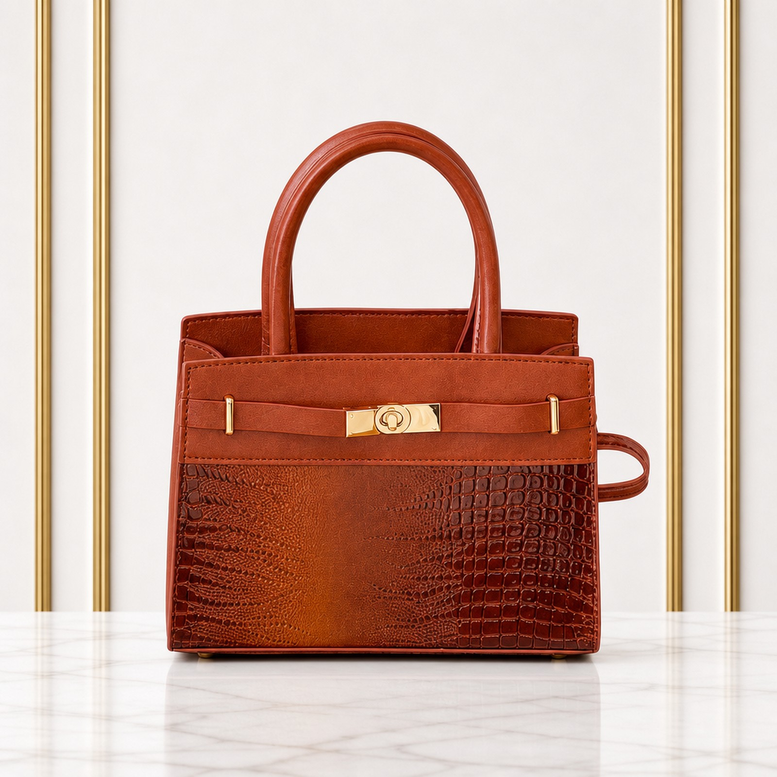 Ladies Crocky Fashion Shoulder Bag