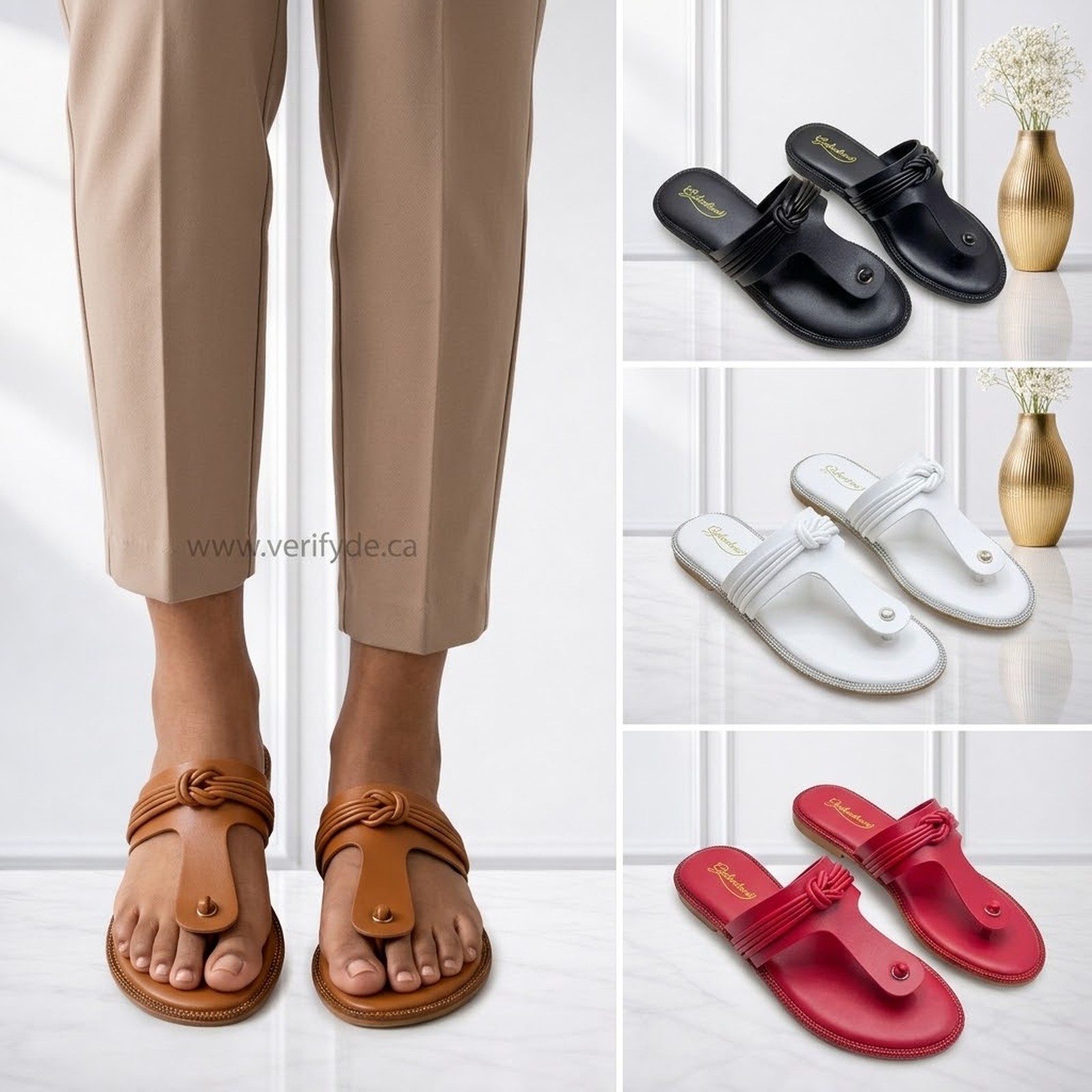 Fancy Women Knotted Strap Sandals
