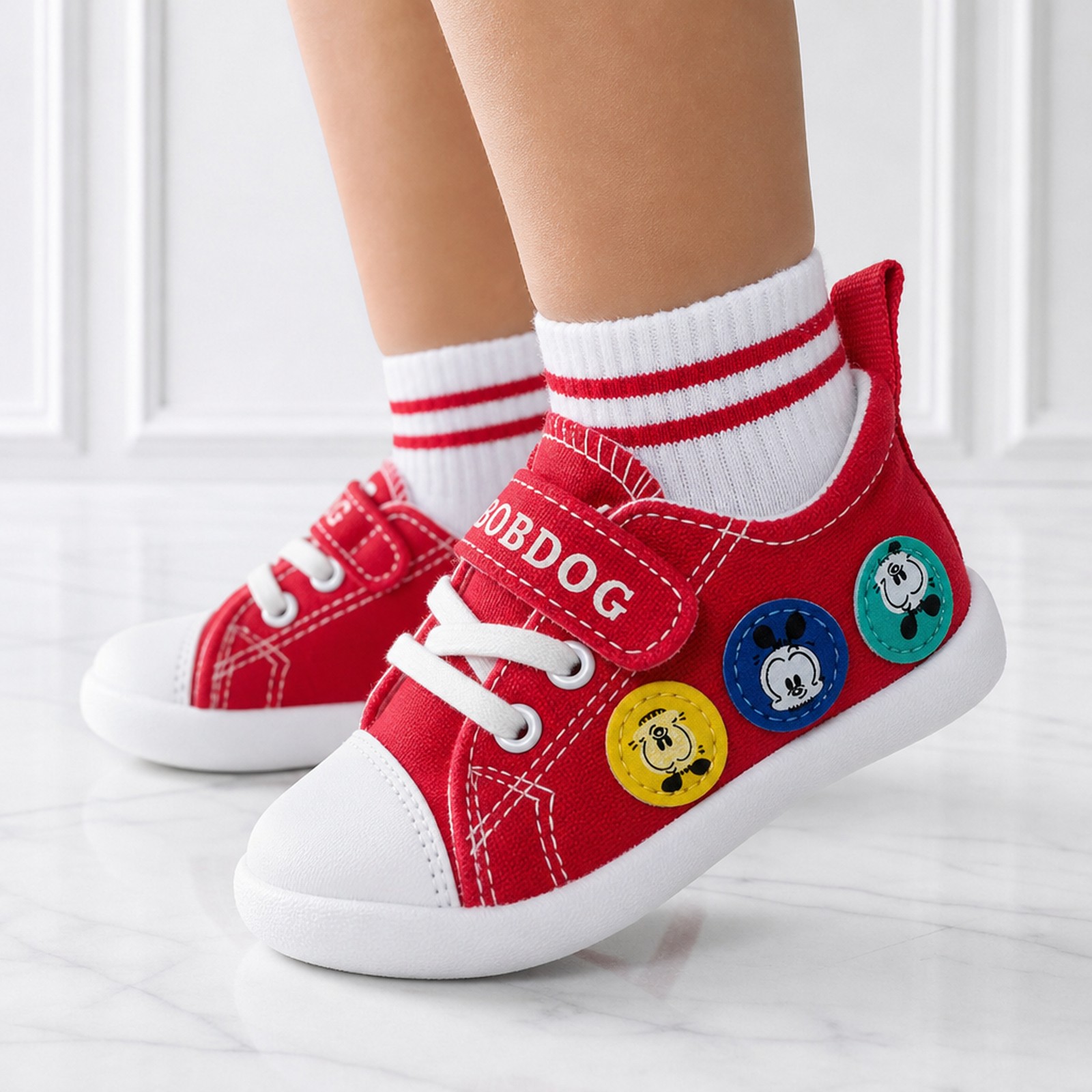 Size-19 Kids Dress Canvas Sneakers For Boys 6 to 15 months