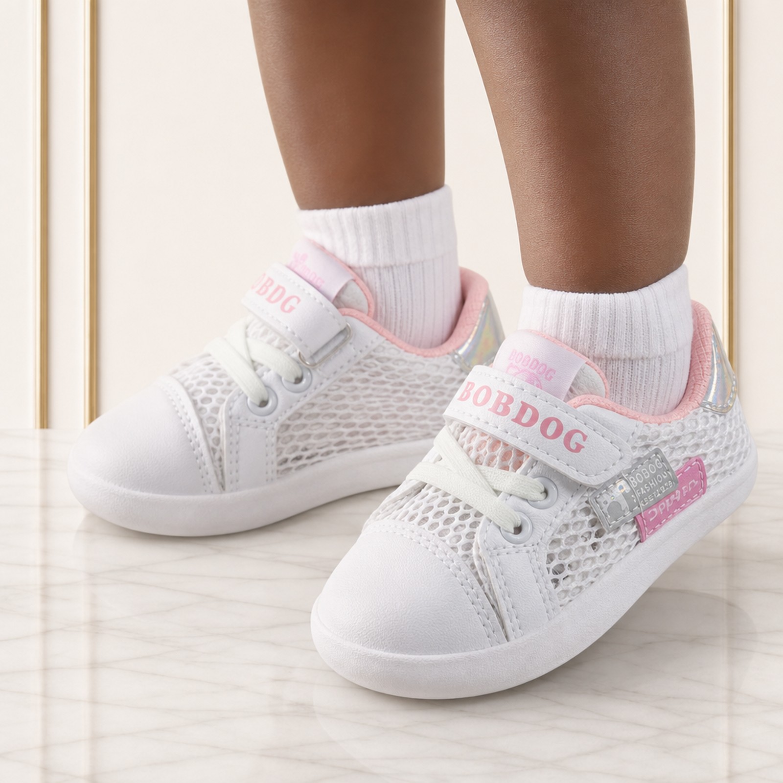 Size-19 Kids Fashionable Sneakers For Ages 9 to 15 months
