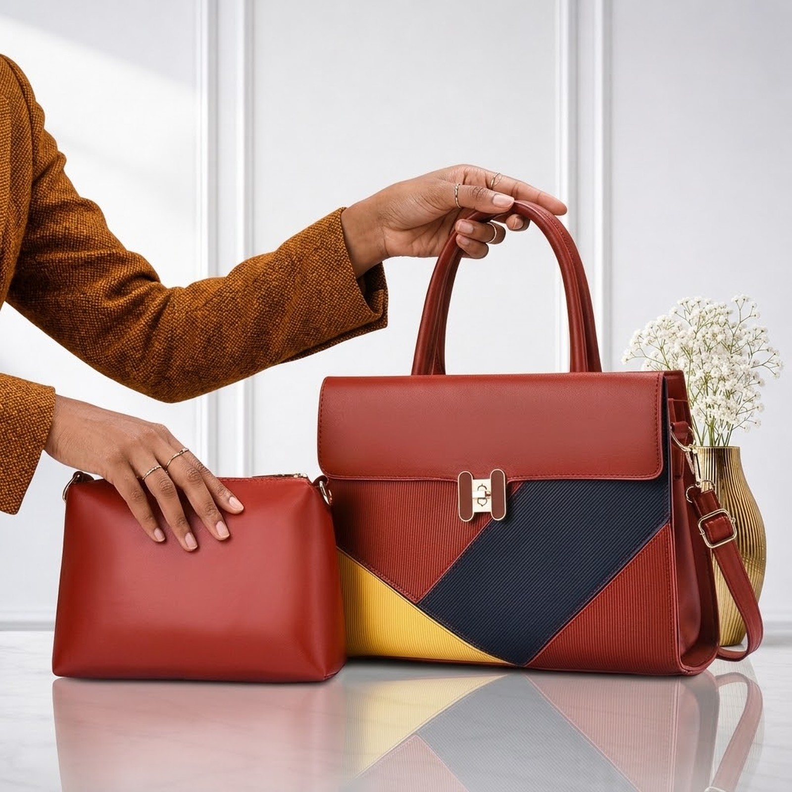 Classy Women Handbag 2in1 CTK - Image 5