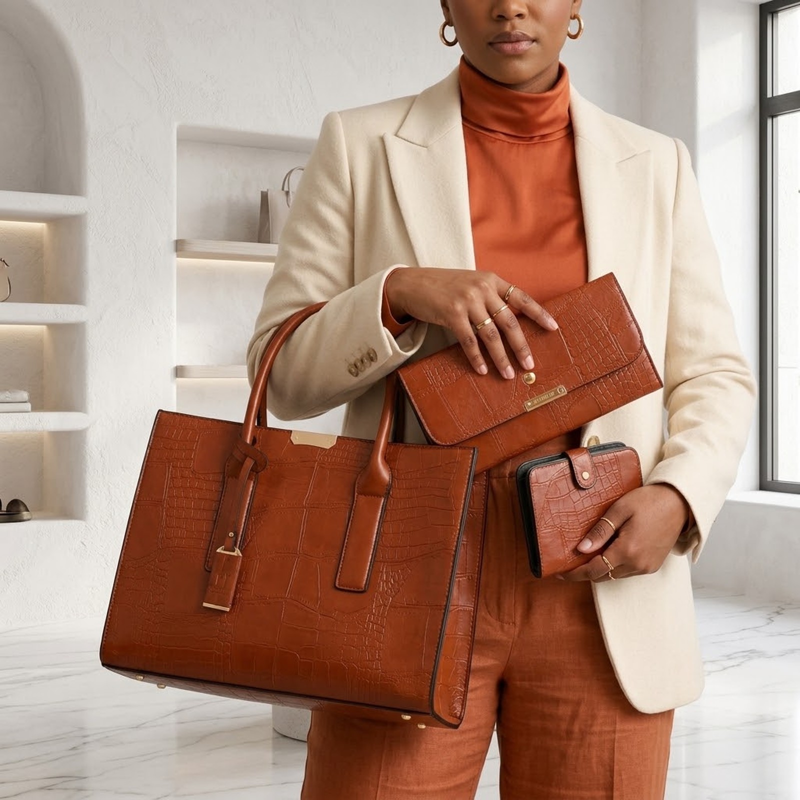 3in1 Fashionable Ladies Bag - Image 2