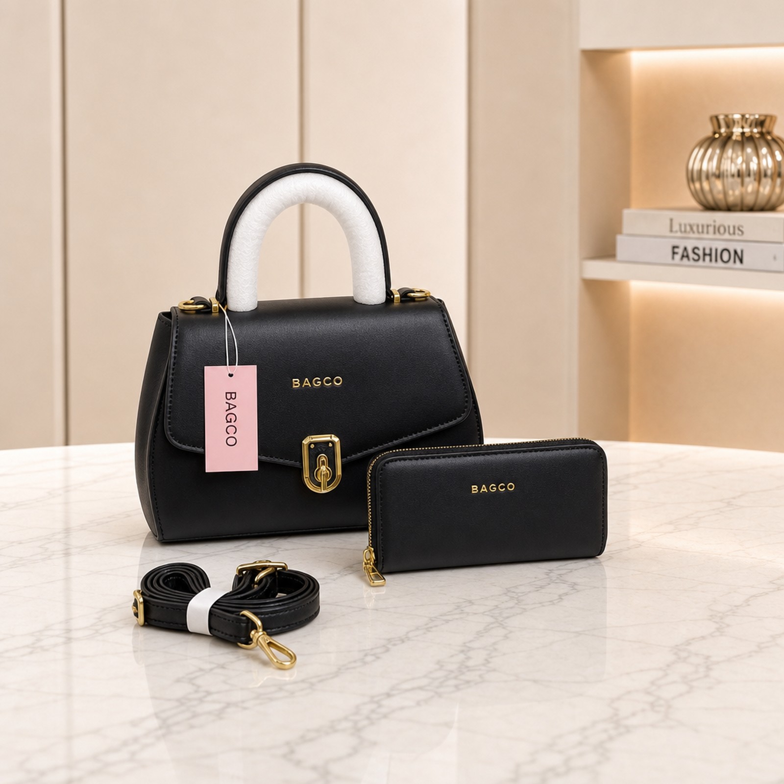 Exotic and Luxurious Bag For Professional Ladies 2in1 (ME) - Image 3