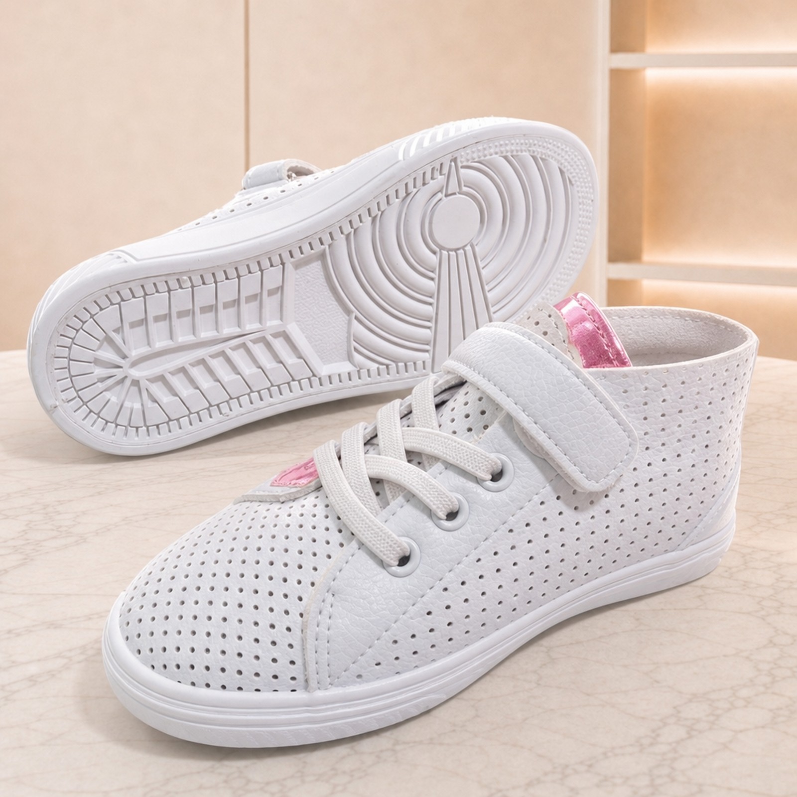 Size-27 Kids Dress Canvas Sneakers For Girls 3 to 4 years - Image 3