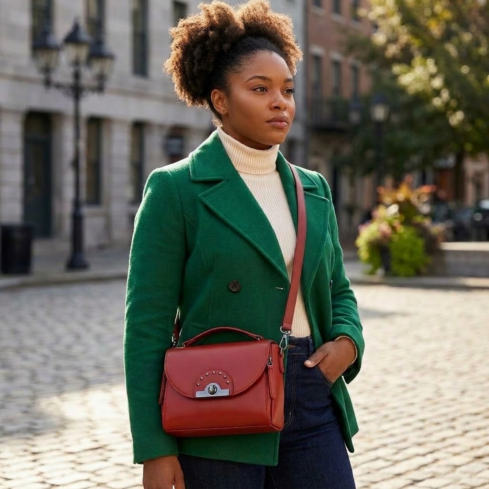 Fashionable Satchel Ladies Bag - Image 3